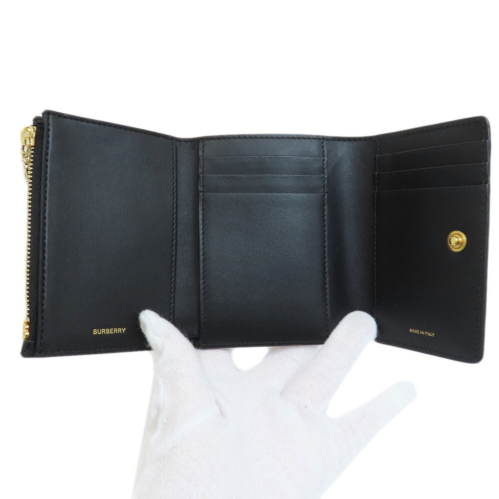 Burberry Logo Leather Wallet Bifold - Picture 4 of 8